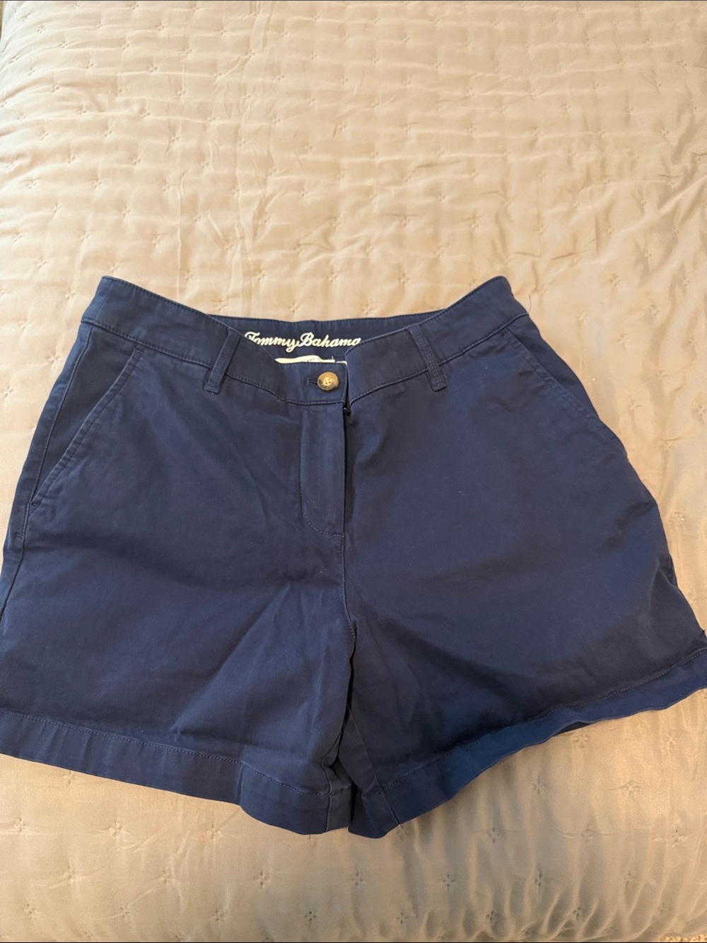 Tommy Bahama Navy Blue Women's Casual Chino Shorts
